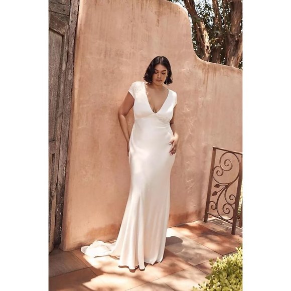 BHLDN Jenny Yoo Briony Wedding Gown Size 2 and 4 NEW - Picture 6 of 13